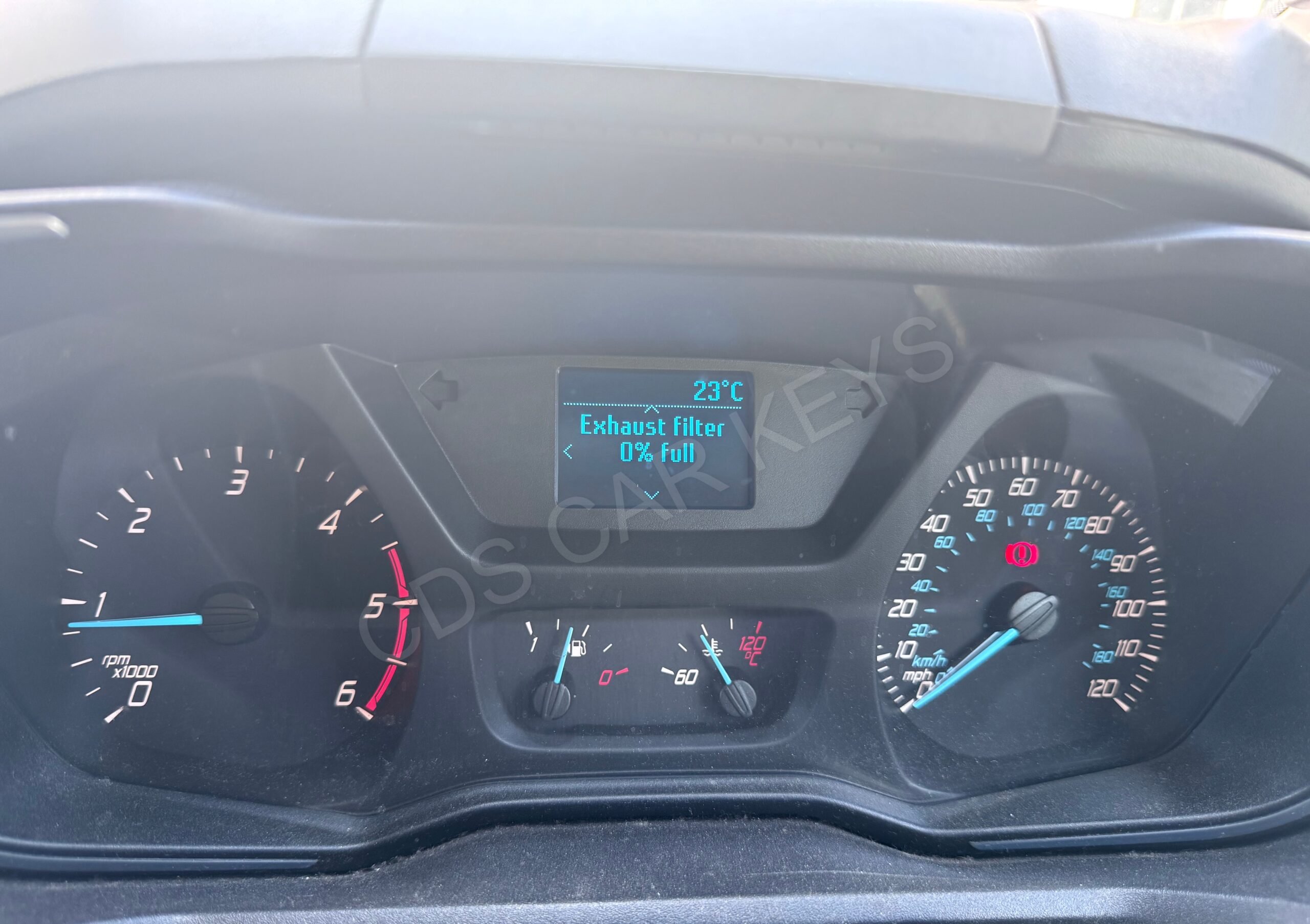 ford dpf fill level