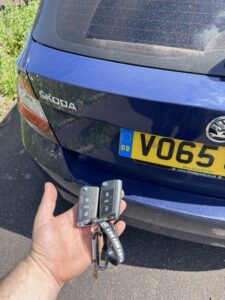 skoda fabia key