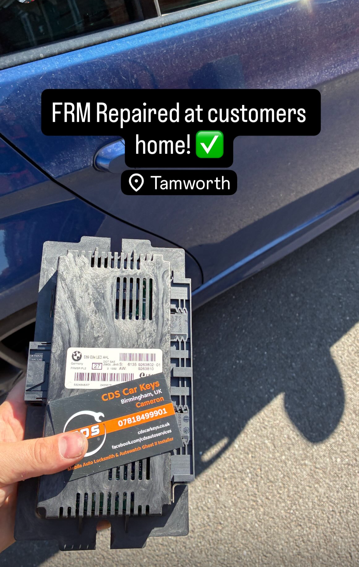 bmw frm repair